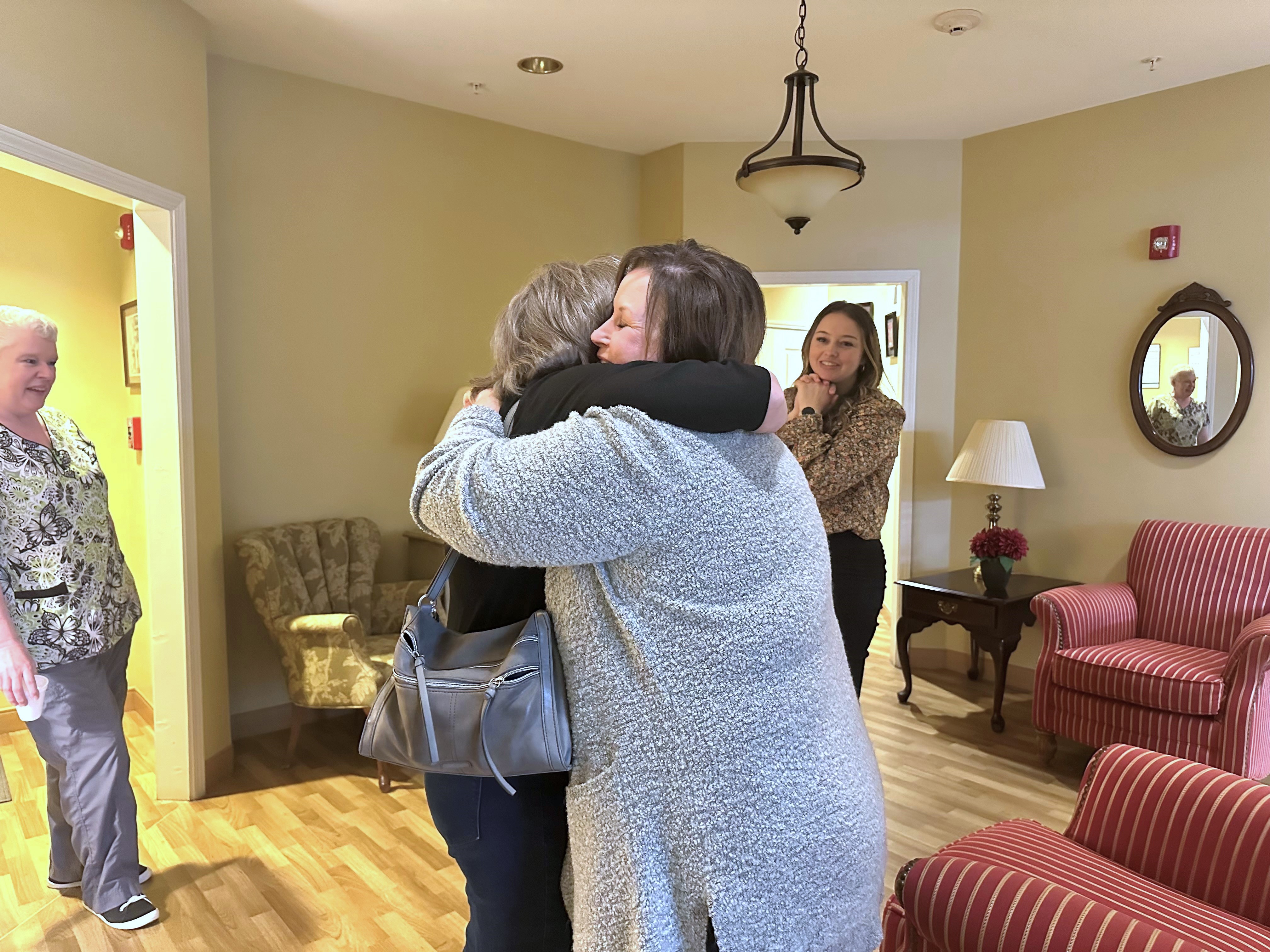 Karen Yeeles and Caregiver Susan Evans